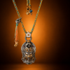 ChatGPT Image 2026年4月23日 17_16_00 (5) Zaki Lhamo (扎基拉姆前世今生) Masterpiece Pendant - 999 Silver with Natural Dzi Bead & Consecrated Hand-painted Thangka