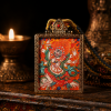 ChatGPT Image 2026年4月23日 18_56_59 (1) White Six-Armed Mahakala (白六臂) Hand-painted Thangka Pendant - 4x5cm Sacred Wealth Deity for Prosperity & Protection