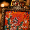 ChatGPT Image 2026年4月23日 18_57_00 (4) White Six-Armed Mahakala (白六臂) Hand-painted Thangka Pendant - 4x5cm Sacred Wealth Deity for Prosperity & Protection