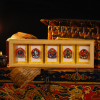 ChatGPT Image 2026年4月25日 18_47_47 (1) Five Wealth Deities (五路财神) Hand-painted Thangka Photo Frame - Ultimate Table Ornament for All-around Prosperity