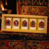 ChatGPT Image 2026年4月25日 18_47_48 (3) Five Wealth Deities (五路财神) Hand-painted Thangka Photo Frame - Ultimate Table Ornament for All-around Prosperity