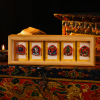 Five Wealth Deities (五路财神) Hand-painted Thangka Photo Frame - Ultimate Table Ornament for All-around Prosperity
