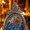 ChatGPT Image 2026年4月26日 11_30_55 (4) Yamantaka (大威德金刚) Hand-painted Thangka Pendant - 3x4.5cm Sacred Wrathful Deity Amulet for Absolute Protection & Power