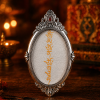 Marici (摩利支天) Hand-painted Thangka Pendant - 3x4.5cm Sacred Goddess of Light Amulet for Protection & Victory over Obstacles