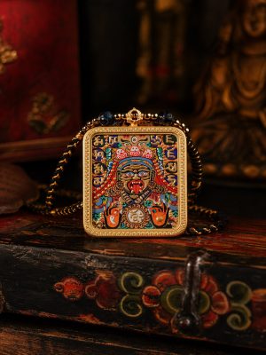 Zaki Lhamo, 扎基拉姆, Female Wealth Deity, Sera Monastery Guardian