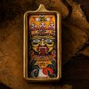 Image-2026年5月18日-21_08_05 Zaki Lhamo (扎基拉姆) Hand-painted Thangka Pendant - 2x4.5cm Slim Sacred Amulet for Wealth & Noble Advisors