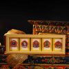 Five Wealth Deities (五路财神) Hand-painted Thangka Photo Frame - Ultimate Table Ornament for All-around Prosperity