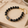 Mahakala Sterling Silver Bracelet | Protection & Strength Symbol - Blessora gallery image 1