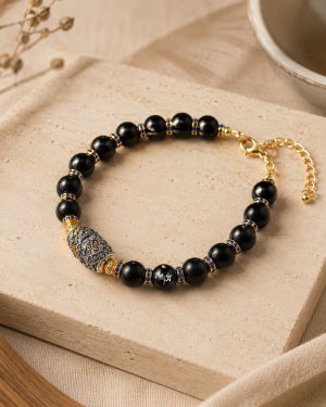 Mahakala Sterling Silver Bracelet | Protection & Strength Symbol - Blessora gallery image 1 Mahakala Sterling Silver Bracelet | Protection & Strength Symbol - Blessora gallery image 1